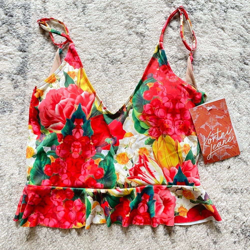 Kortni Jeane Scoop Back Swim Top